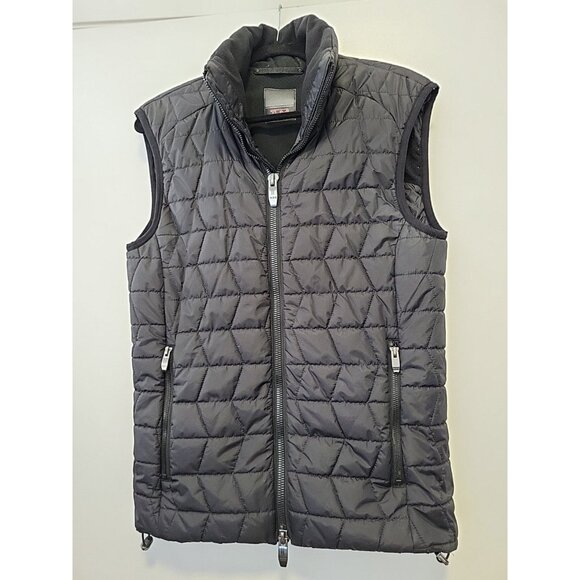Tumi Men's Puffer Vest Zipper Pockets Black Small - Picture 1 of 11